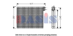 AKS DASIS 820322N — Evaporator aer condiționat