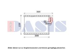 AKS DASIS 820333N — Evaporator aer condiționat