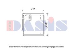 AKS DASIS 820364N — Evaporator aer condiționat