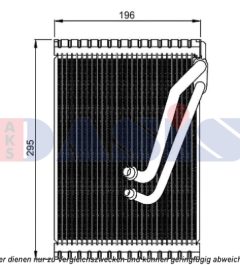 AKS DASIS 820376N — Evaporator aer condiționat