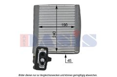 AKS DASIS 820379N — Испаритель кондиционера