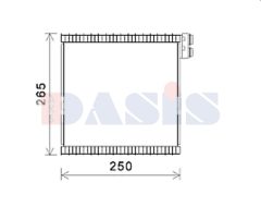 AKS DASIS 820404N — Evaporator aer condiționat