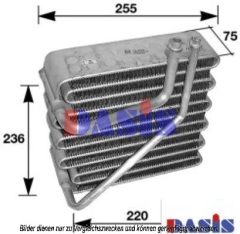 AKS DASIS 821500N — Evaporator aer condiționat