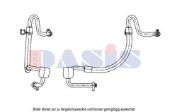 AKS DASIS 885815N — Трубка низкого давления кондиционера