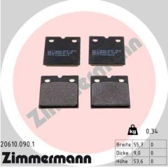 ZIMMERMANN 20610.090.1 — Колодки тормозные дисковые