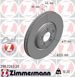 ZIMMERMANN 290.2263.20 — Disc de frână