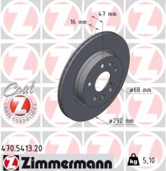 ZIMMERMANN 470.5413.20 — Тормозной диск