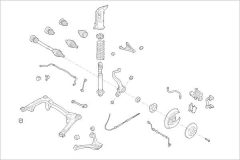 DELPHI OEAUDI000001404R — Подвеска колеса в сборе