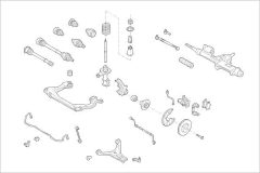 DELPHI OEAUDI000001392F — Подвеска колеса в сборе