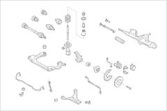 DELPHI OEAUDI000001394F — Подвеска колеса в сборе