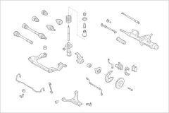 DELPHI OEAUDI000001400F — Подвеска колеса в сборе