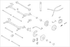 DELPHI OERENA000002127R — Подвеска колеса в сборе