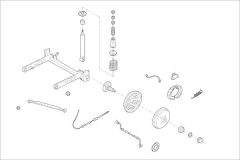 DELPHI OEAUDI000001111R — Подвеска колеса в сборе