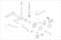 DELPHI OEAUDI000001125R — Подвеска колеса в сборе