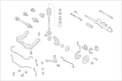 DELPHI OEAUDI000001111F — Подвеска колеса в сборе