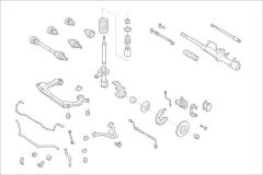 DELPHI OEAUDI000001136F — Подвеска колеса в сборе