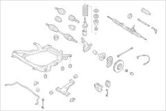 DELPHI OEOPEL000005119F — Подвеска колеса в сборе
