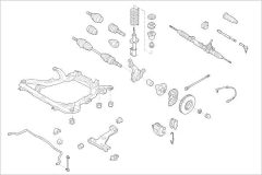 DELPHI OEOPEL000005111F — Подвеска колеса в сборе