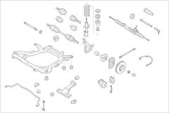 DELPHI OEOPEL000005121F — Подвеска колеса в сборе