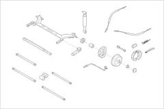 DELPHI OERENA000005346R — Подвеска колеса в сборе