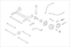 DELPHI OERENA000005653R — Подвеска колеса в сборе