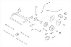 DELPHI OERENA000011491R — Подвеска колеса в сборе