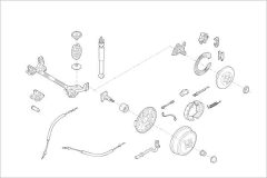 DELPHI OERENA000015562R — Подвеска колеса в сборе