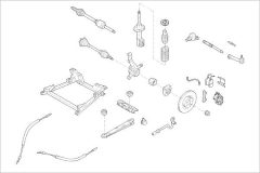 DELPHI OERENA000015575R — Подвеска колеса в сборе