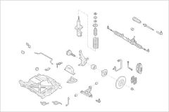 DELPHI OERENA000015575F — Подвеска колеса в сборе