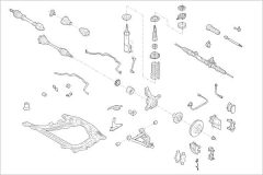 DELPHI OERENA000015762F — Подвеска колеса в сборе