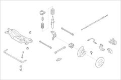 DELPHI OEFORD000015442R — Подвеска колеса в сборе