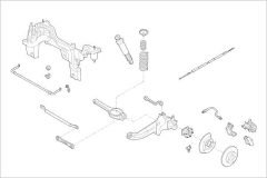 DELPHI OEFORD000015483R — Подвеска колеса в сборе