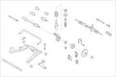 DELPHI OEFORD000015442F — Подвеска колеса в сборе