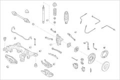DELPHI OEMERC000016564R — Подвеска колеса в сборе