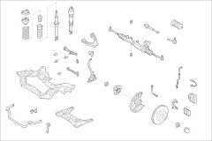 DELPHI OEMERC000016565F — Подвеска колеса в сборе
