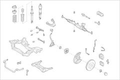 DELPHI OEMERC000016593F — Подвеска колеса в сборе