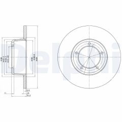 DELPHI BG2297 — Тормозной диск
