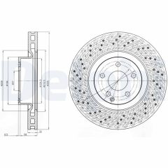 DELPHI BG9093C — Тормозной диск