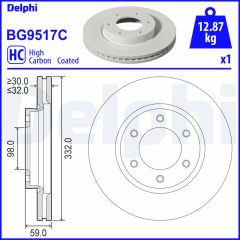 DELPHI BG9517C — Тормозной диск