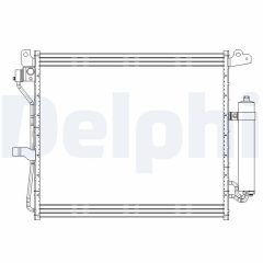 DELPHI CF20228 — Radiator aer condiționat