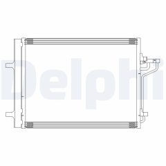DELPHI CF20311 — Radiator aer condiționat