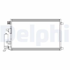 DELPHI CF20312 — Radiator aer condiționat