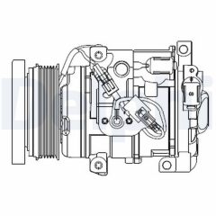 DELPHI CS20508 — Compresor aer condiționat