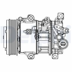 DELPHI CS20537 — Компрессор кондиционера