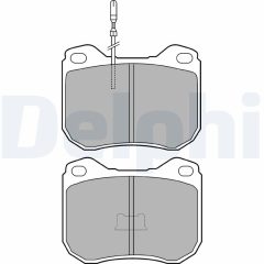 DELPHI LP108 — Колодки тормозные дисковые
