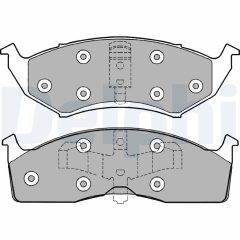 DELPHI LP1166 — Plăcuțe de frână disc