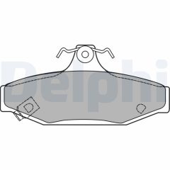 DELPHI LP1420 — Plăcuțe de frână disc