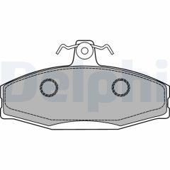 DELPHI LP1429 — Колодки тормозные дисковые