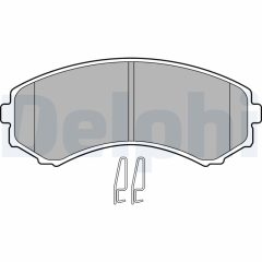 DELPHI LP1462 — Plăcuțe de frână disc