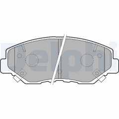 DELPHI LP1806 — Колодки тормозные дисковые